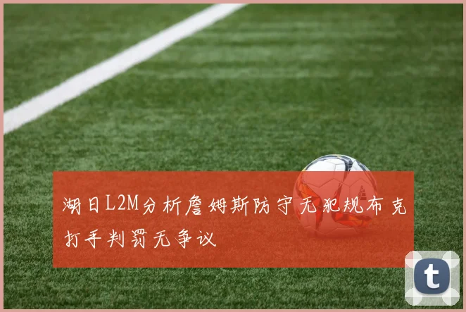 湖日L2M分析詹姆斯防守无犯规布克打手判罚无争议